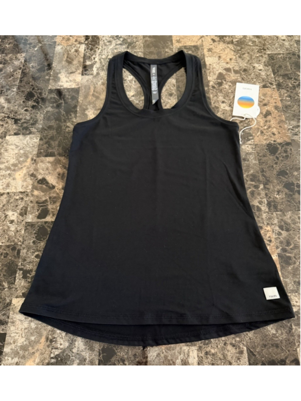 VUORI LUX PERFORMANCE TANK TOP BLACK COLOR SIZE XS